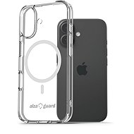 AlzaGuard Crystal Clear TPU Case Compatible with Magsafe for iPhone 16 - Phone Cover