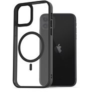 AlzaGuard iPhone 11 Clear TPU Case Compatible with Magsafe fekete tok - Telefon tok
