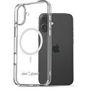 AlzaGuard Crystal Clear TPU Case Compatible with Magsafe for iPhone 16 Plus - Phone Cover
