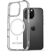 AlzaGuard Crystal Clear TPU Case Compatible with Magsafe for iPhone 16 Pro - Phone Cover