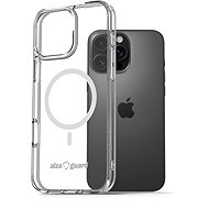 AlzaGuard Crystal Clear TPU Case Compatible with Magsafe for iPhone 16 Pro Max - Phone Cover