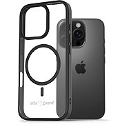 AlzaGuard Clear TPU Case Compatible with Magsafe for iPhone 16 Pro black - Phone Cover