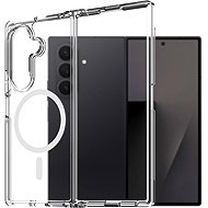 AlzaGuard Crystal Clear TPU Case Compatible with Magsafe for Samsung Galaxy Z Fold7 - Phone Cover