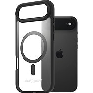 AlzaGuard Clear TPU Case Compatible with Magsafe for iPhone Air - Black - Phone Cover