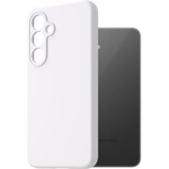 AlzaGuard Premium Silicone Case for Samsung Galaxy S24 FE white - Phone Cover