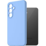 AlzaGuard Premium Silicone Case for Samsung Galaxy S24 FE light blue - Phone Cover