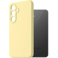 AlzaGuard Premium Silicone Case for Samsung Galaxy S24 FE yellow - Phone Cover