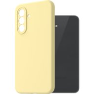 AlzaGuard Premium Silicone Case for Samsung Galaxy A36 yellow - Phone Cover