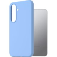 AlzaGuard Premium Silicone Case for Samsung Galaxy S25 5G light blue - Phone Cover