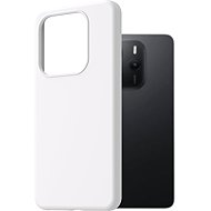 AlzaGuard Premium Silicone Case for Xiaomi Redmi Note 14 4G white - Phone Cover
