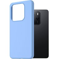 AlzaGuard Premium Silicone Case for Xiaomi Redmi Note 14 4G light blue - Phone Cover