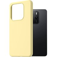 AlzaGuard Premium Silicone Case for Xiaomi Redmi Note 14 4G yellow - Phone Cover