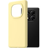AlzaGuard Premium Silicone Case for Xiaomi Redmi Note 14 Pro 4G yellow - Phone Cover