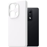 AlzaGuard Premium Silicone Case for Xiaomi Redmi Note 14S white - Phone Cover
