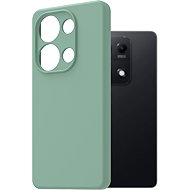 AlzaGuard Premium Silicone Case for Xiaomi Redmi Note 14S light green - Phone Cover