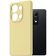 AlzaGuard Premium Silicone Case for Xiaomi Redmi Note 14S yellow - Phone Cover