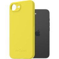 AlzaGuard Matte TPU Case for iPhone 16e / 17e yellow - Phone Cover