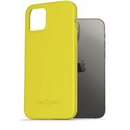AlzaGuard Matte TPU Case na iPhone 12/ 12 Pro žltý - Kryt na mobil
