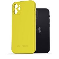 AlzaGuard Matte TPU Case for iPhone 12 Mini yellow - Phone Cover