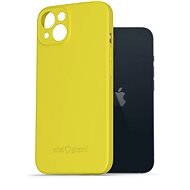 AlzaGuard Matte TPU Case pre iPhone 13 žltý - Kryt na mobil
