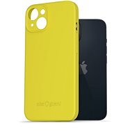 AlzaGuard Matte TPU Case für das iPhone 14 gelb - Handyhülle