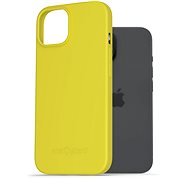 AlzaGuard Matte TPU Case für das iPhone 15 gelb - Handyhülle