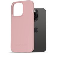 AlzaGuard Matte iPhone 15 Pro rózsaszín TPU tok - Telefon tok