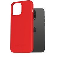 AlzaGuard Matte TPU Case für das iPhone 15 Pro Max rot - Handyhülle