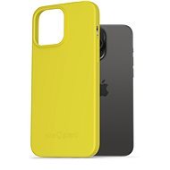 AlzaGuard Matte iPhone 15 Pro Max sárga TPU tok - Telefon tok