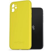 AlzaGuard Matte TPU Case für das iPhone 11 gelb - Handyhülle