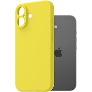 AlzaGuard Matte TPU Case for iPhone 17 yellow - Phone Cover