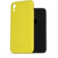 AlzaGuard Matte iPhone XR sárga TPU tok - Telefon tok