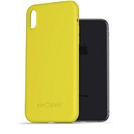 AlzaGuard Matte TPU Case für das iPhone X / Xs gelb - Handyhülle