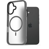 AlzaGuard Matte Case Compatible with Magsafe for iPhone 16 grey - Phone Cover