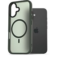 AlzaGuard Matte Case Compatible with Magsafe for iPhone 16 green - Phone Cover