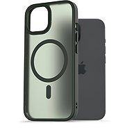 AlzaGuard Matte Case Compatible with Magsafe for iPhone 15 dark green - Phone Cover
