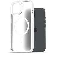 AlzaGuard Matte Case Compatible with Magsafe for iPhone 15 white - Phone Cover