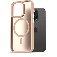 AlzaGuard Matte Case Compatible with Magsafe for iPhone 15 Pro sand yellow - Phone Cover