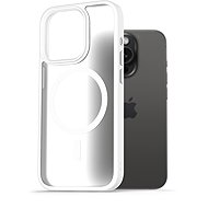 AlzaGuard Matte Case Compatible with Magsafe for iPhone 15 Pro white - Phone Cover