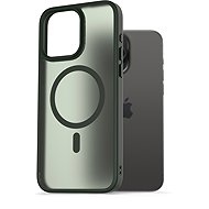AlzaGuard Matte Case Compatible with Magsafe for iPhone 15 Pro Max dark green - Phone Cover