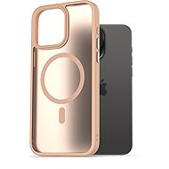 AlzaGuard Matte Case Compatible with Magsafe for iPhone 15 Pro Max sand yellow - Phone Cover