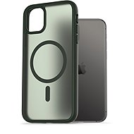 AlzaGuard Matte Case Compatible with Magsafe for iPhone 11 dark green - Phone Cover