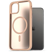 AlzaGuard Matte Case Compatible with Magsafe for iPhone 11 sand yellow - Phone Cover