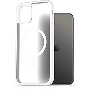 AlzaGuard Matte Case Compatible with Magsafe for iPhone 11 white - Phone Cover