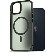 AlzaGuard Matte Case Compatible with Magsafe for iPhone 14 dark green - Phone Cover