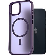 AlzaGuard Matte Case Compatible with Magsafe for iPhone 14 dark purple - Phone Cover
