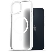 AlzaGuard Matte Case Compatible with Magsafe for iPhone 14 white - Phone Cover