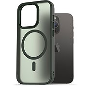 AlzaGuard Matte Case Compatible with Magsafe for iPhone 14 Pro dark green - Phone Cover