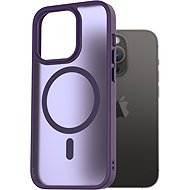AlzaGuard Matte Case Compatible with Magsafe for iPhone 14 Pro dark purple - Phone Cover