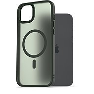 AlzaGuard Matte Case Compatible with Magsafe for iPhone 15 Plus dark green - Phone Cover